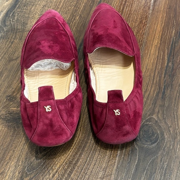 Yosi Samra Skylar in garnet Ballet flats suede comfort size 9 - Picture 7 of 7